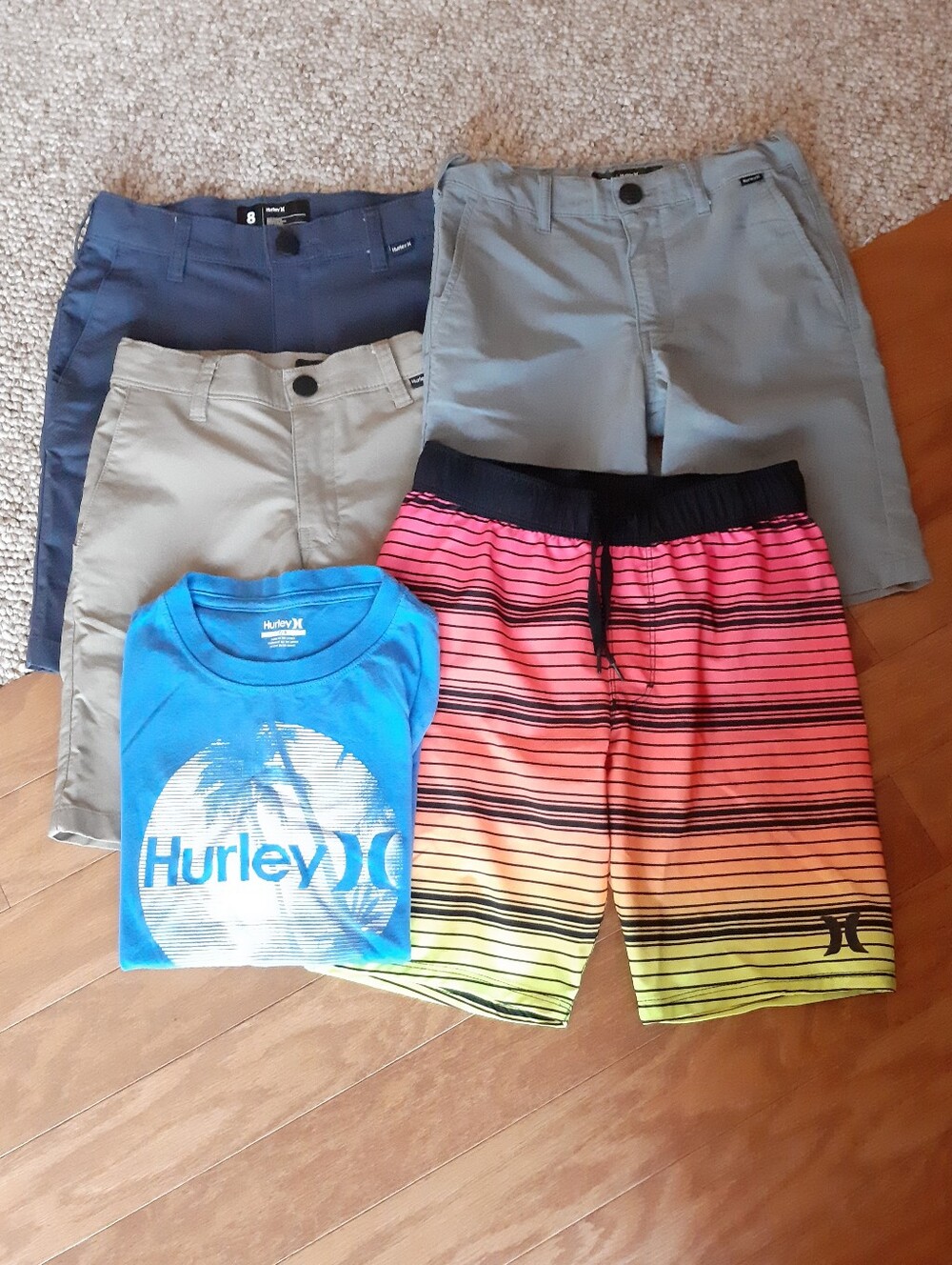 Hurley 5 Piece Bundle size 7/8 - Picture 3 of 13